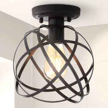 Alma 13" Metal LED Flush Mount - JONATHAN Y